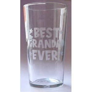 Best Grandad Ever Glass